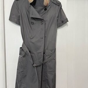 Burberry trench dress USA 10 gray